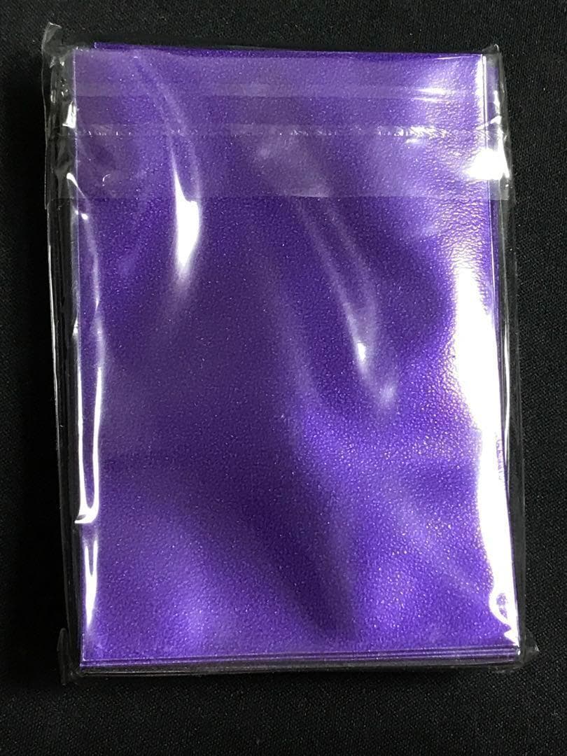 遊戯王 初期ロゴ メタリックパープル 紫 公式 スリーブ 50枚 未開封