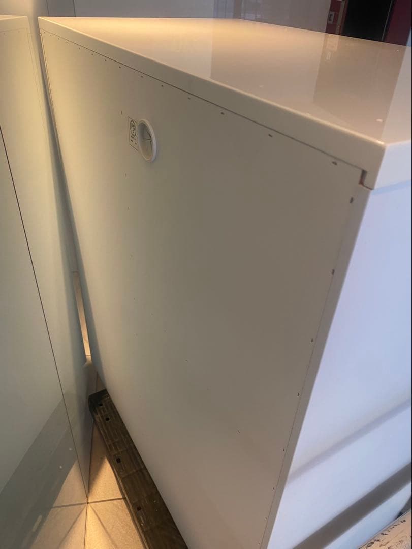 ニトリ　SP201 木製レンジボード　ホワイト　幅88 高さ101 食器棚