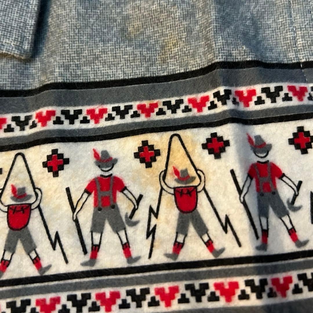 デッドストックビンテージ50sプリントネルシャツ