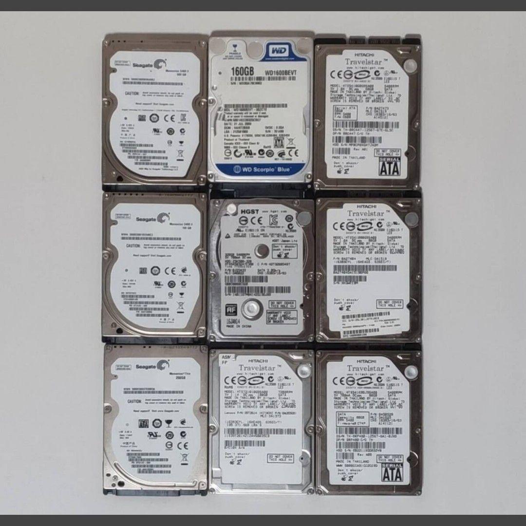 【合計4TB！】(HGST 2TB他) HDD 11台セット SATA 正常品