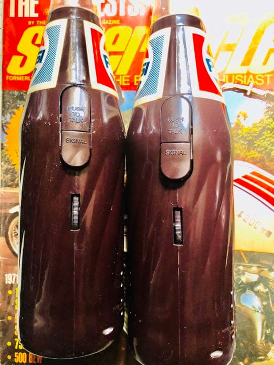 PEPSI＊ペプシ＊ビンテージ無線機＊ボトル型トランシーバー＊コレクターアイテム