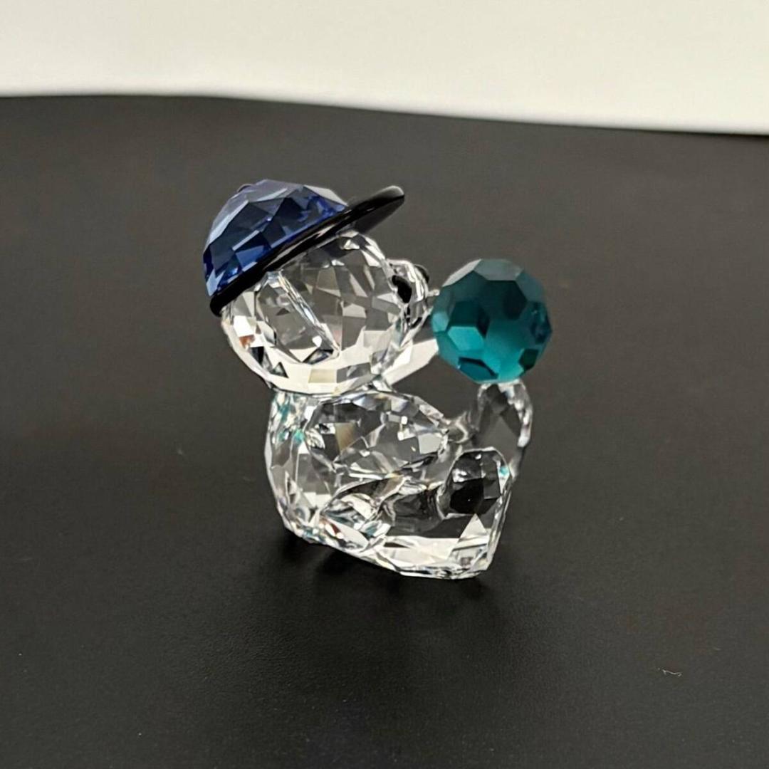 極美品 希少 スワロフスキー クリスベア テディベア レッツ プレイボール