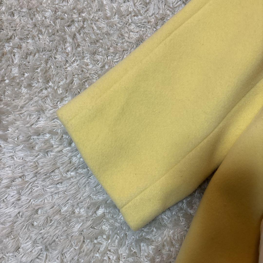 美品＊NOLLEY'S ノーカラーハーフコート　MANTECO オーバーサイズ