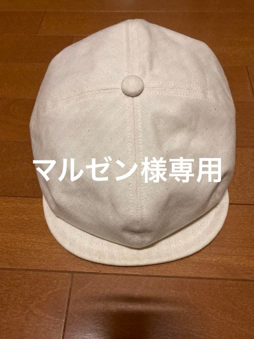 フリーホイーラーズ　キャスケット　ホワイト　ヘリンボーン