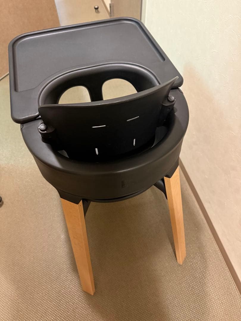 Stokke (ストッケ) ステップス ベビーチェア ブラック ナチュラル