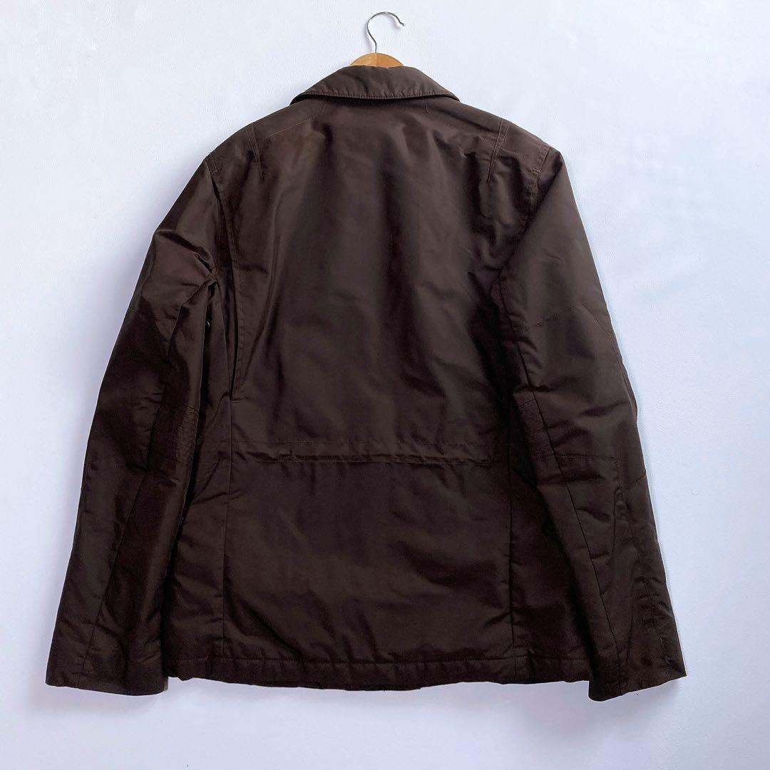 ラルフローレンブラックレーベル ミリタリージャケット ナイロンコート 茶 S