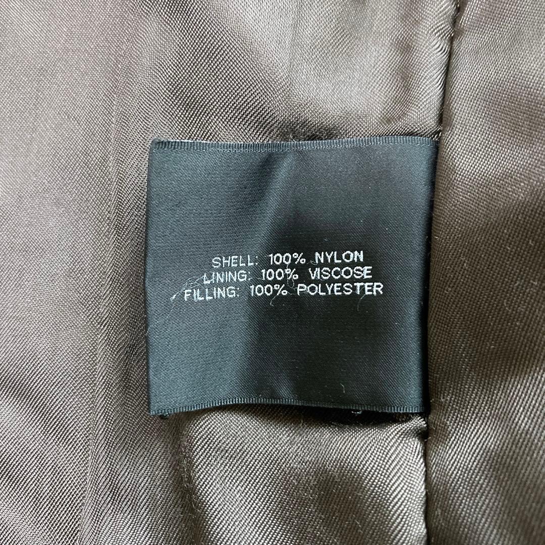 ラルフローレンブラックレーベル ミリタリージャケット ナイロンコート 茶 S