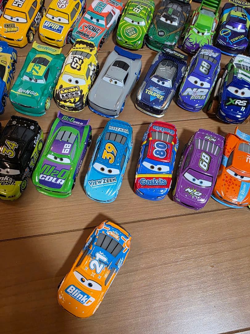 チ*竹様 カーズ CARS マテル Mattel 41台 まとめ売り