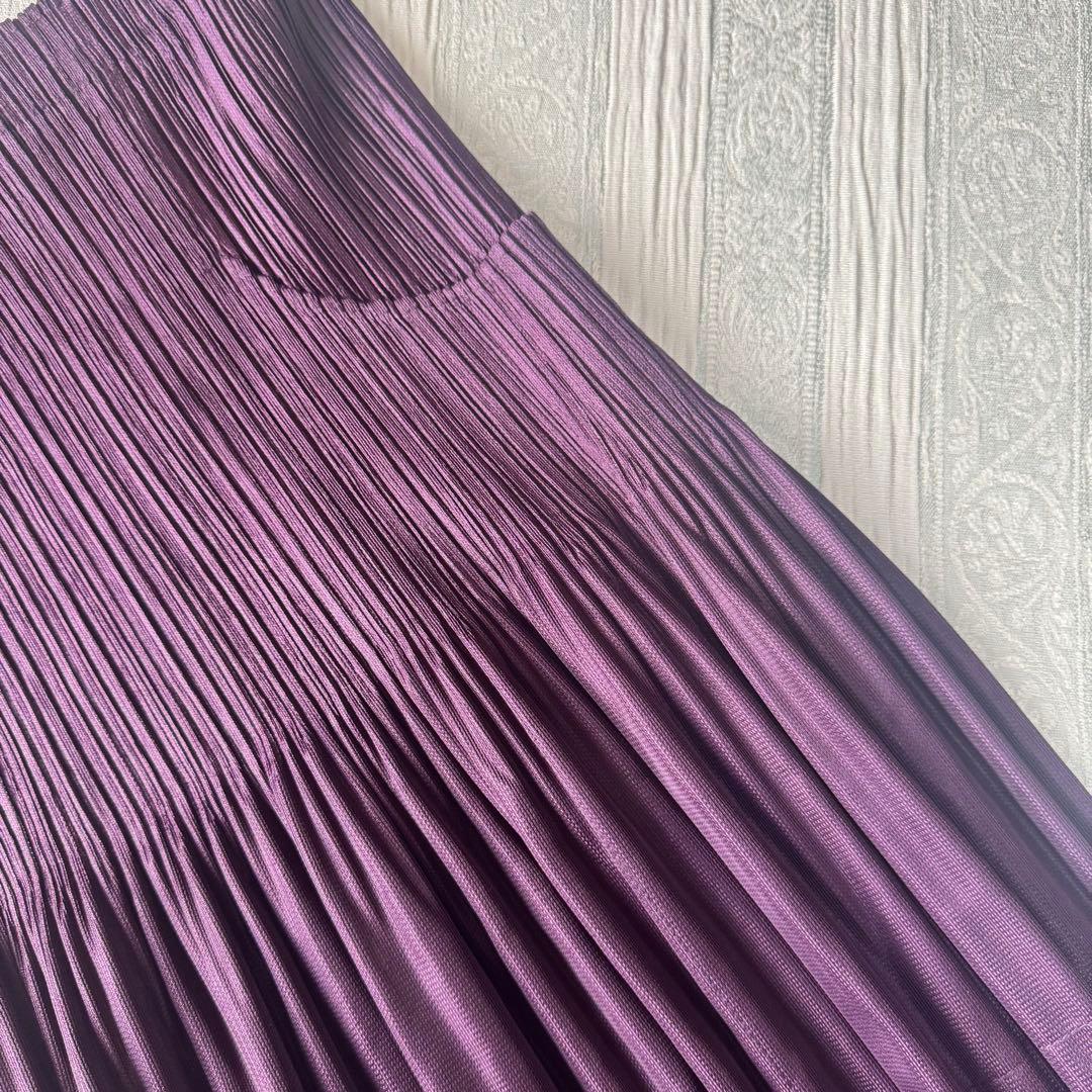 美品　プリーツプリーズ　イッセイミヤケ サルエルパンツ　バーガンディ