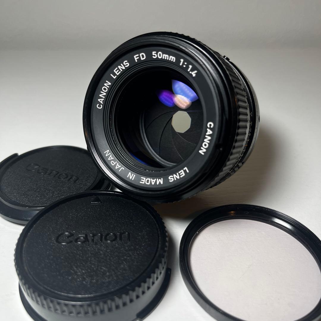 【美品】Canon New FD 50mm f/1.4 オールドレンズ