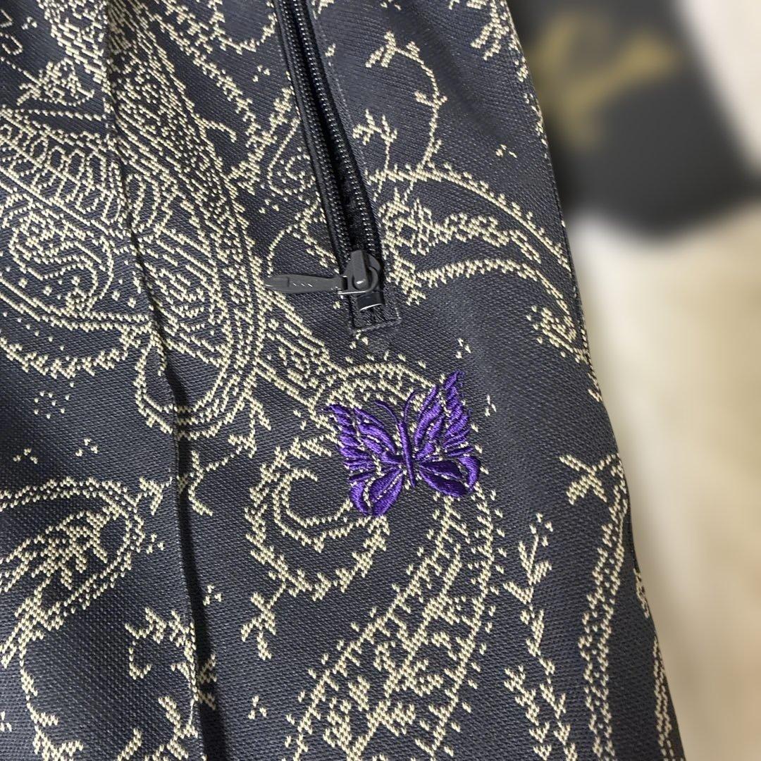 【新品未使用タグ付】完売品ニードルズ ナロートラックパンツ 別注ペイズリー柄