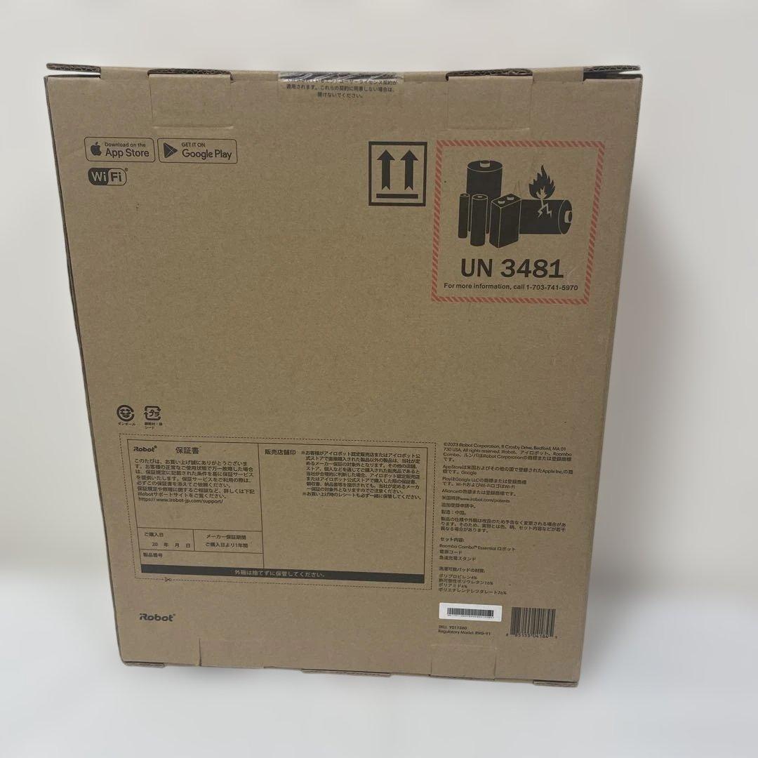 新品未開封　Roomba Combo ロボット掃除機 本体