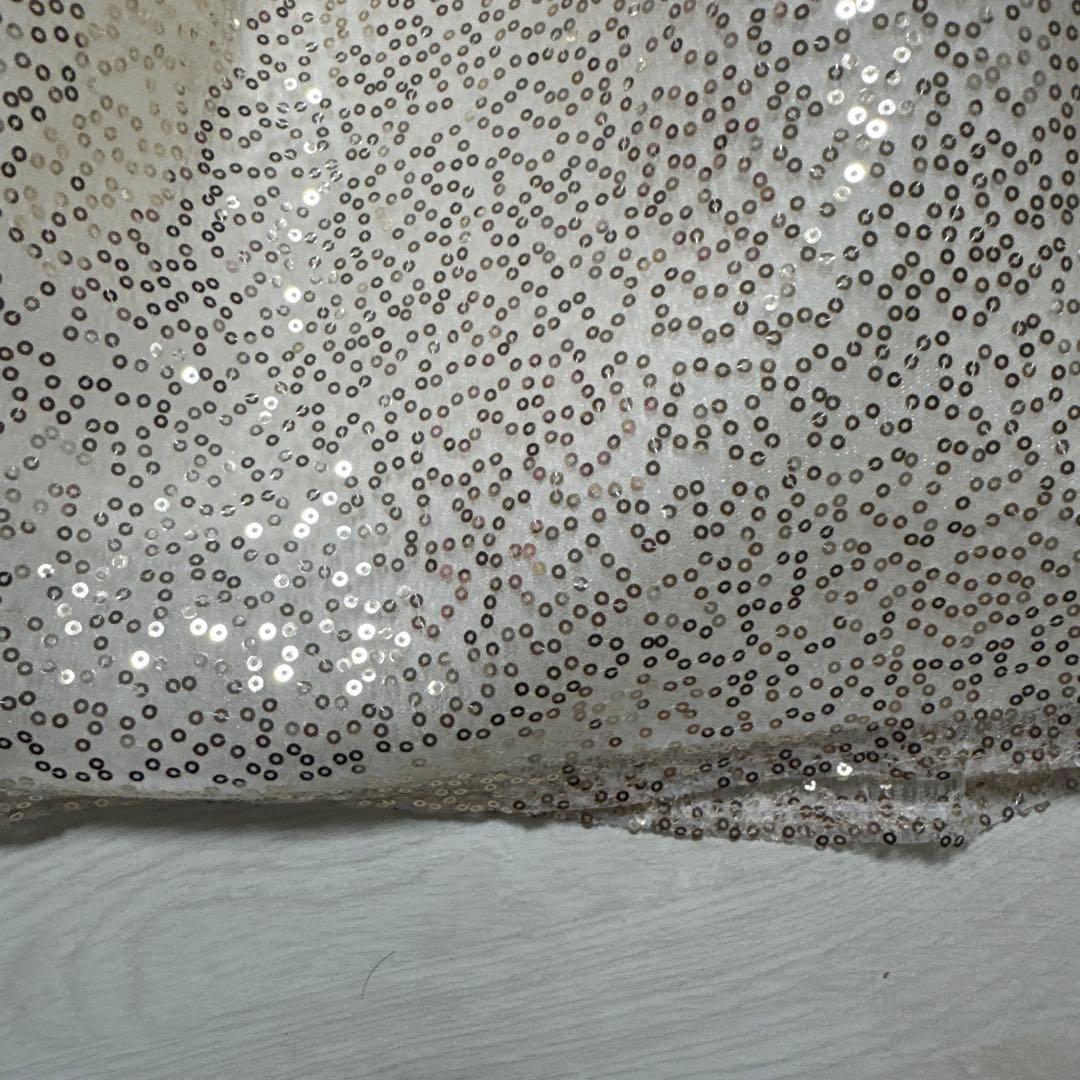 Drescco ドレスコ　ゴールドスパンコール レースドレス 130 フォーマル