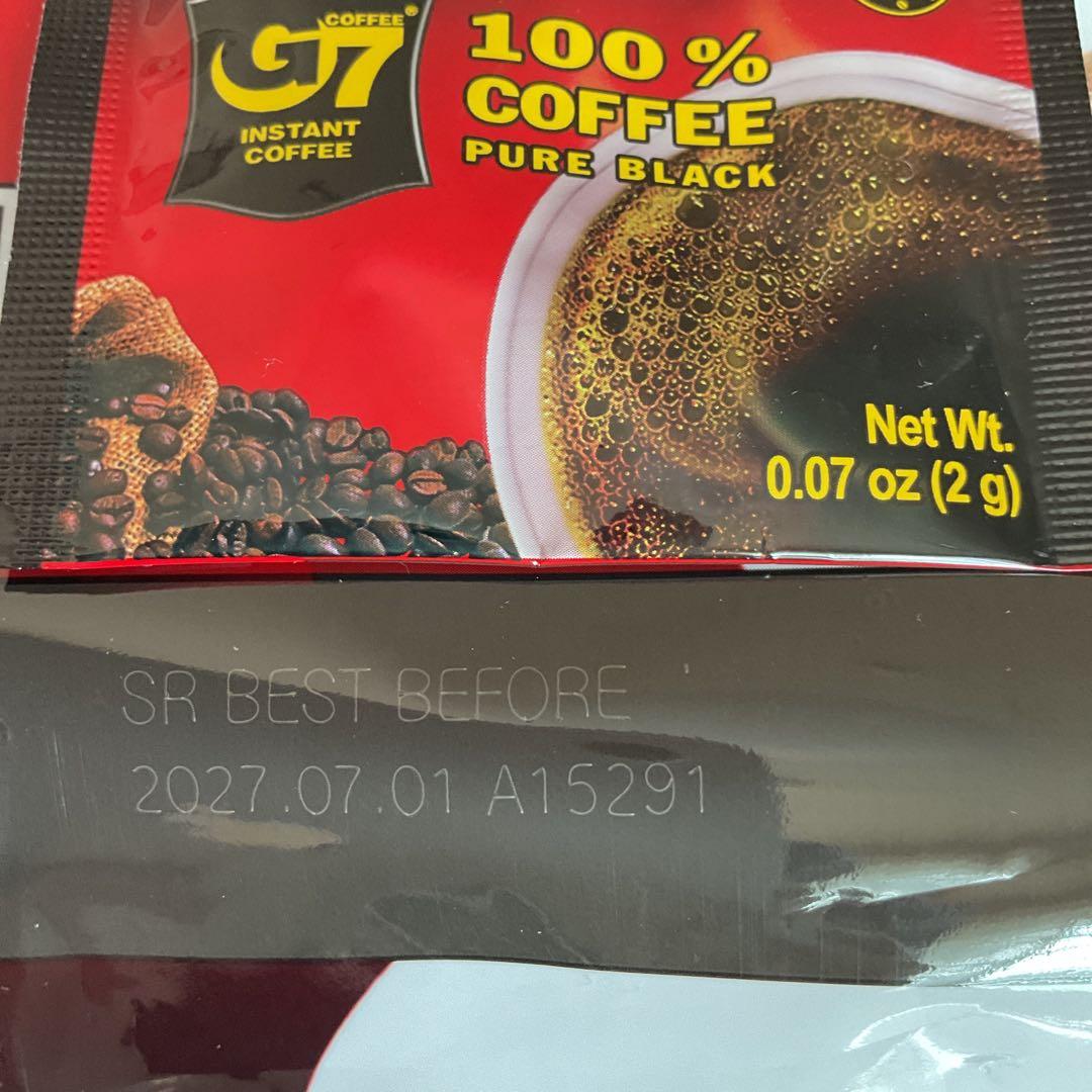 G 7ベトナムコーヒー　ブラック　正規品　100個×6袋