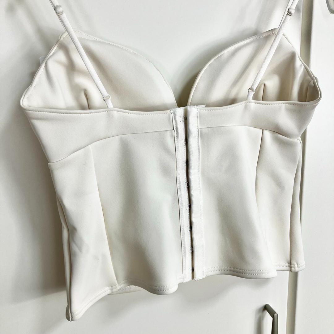 新品 24SS ウィムガゼット ダンボールコルセット ホワイト