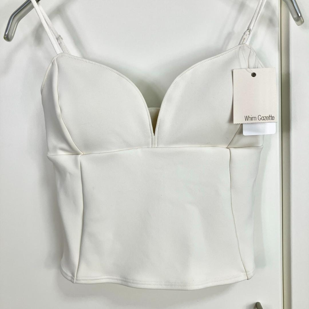 新品 24SS ウィムガゼット ダンボールコルセット ホワイト