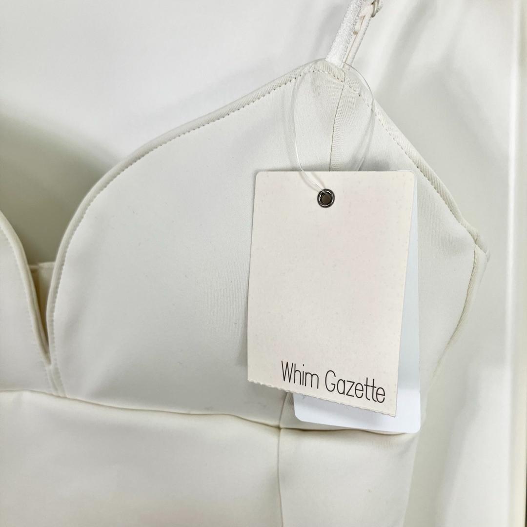 新品 24SS ウィムガゼット ダンボールコルセット ホワイト