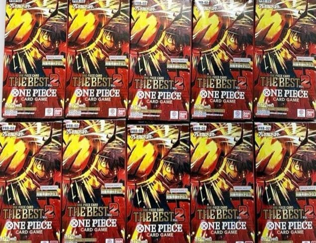 【新品未開封シール付】 ワンピースカード THE BEST2 10BOX
