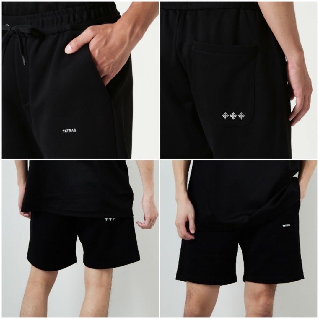 2024　タトラス　FUSSA　フッサ　ショートパンツ　ハーフパンツ　ブラック