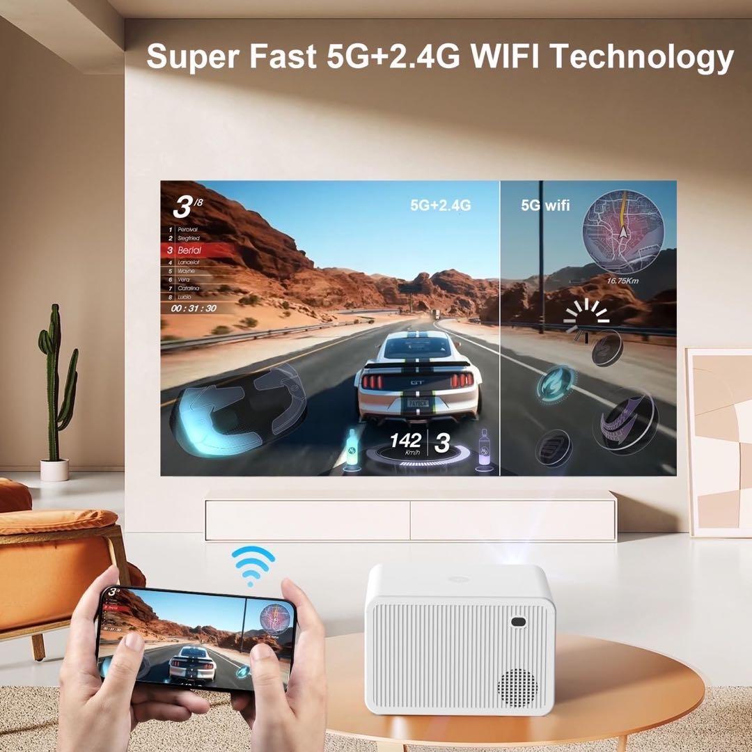 ミニプロジェクター❤️小型⭐️12000LM⭐️ネイティブ1920x1080P解像度