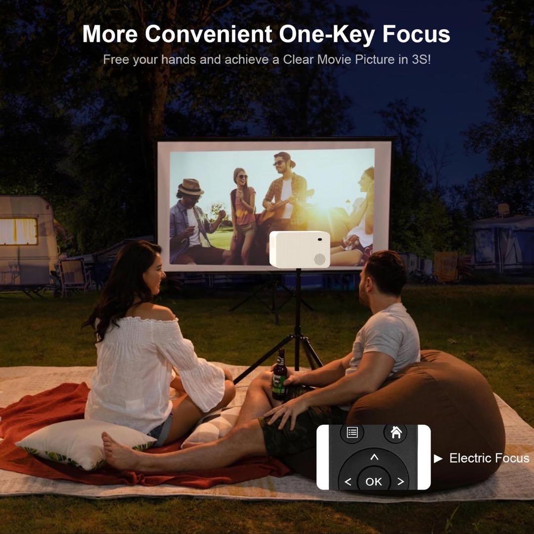 ミニプロジェクター❤️小型⭐️12000LM⭐️ネイティブ1920x1080P解像度