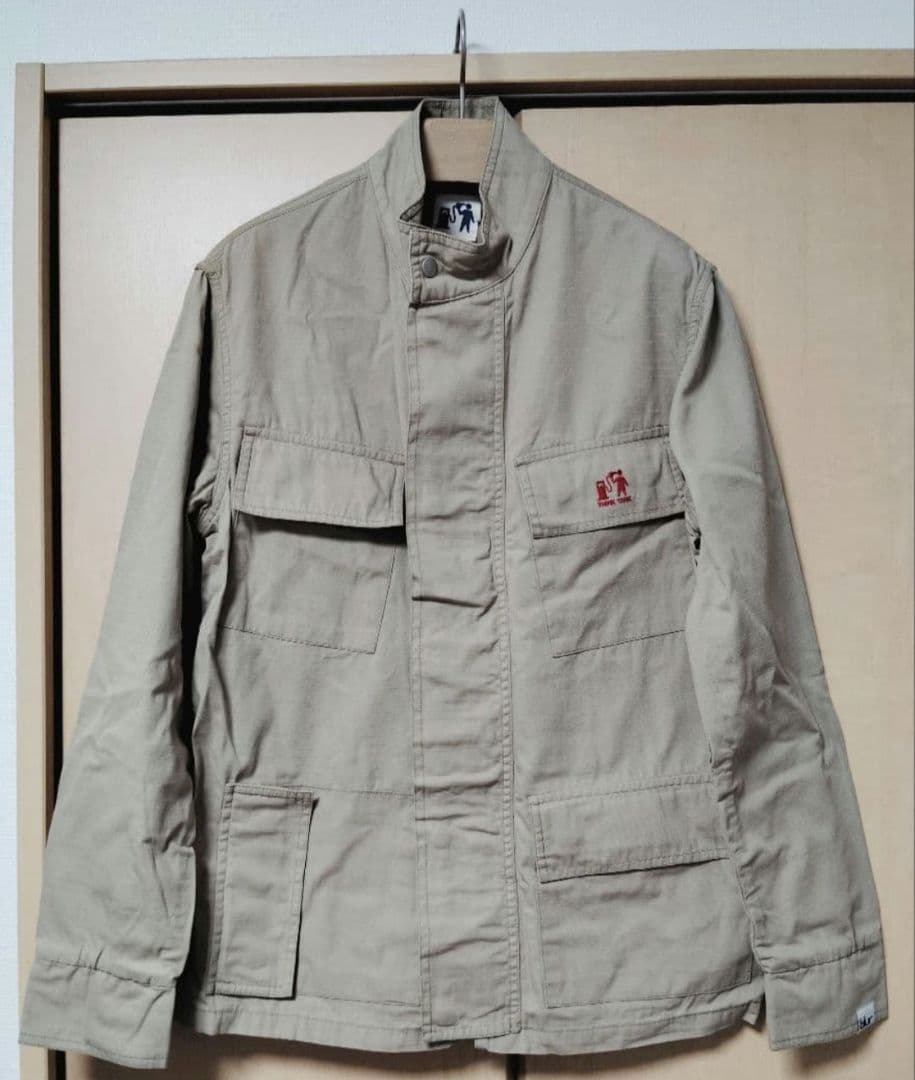 00s 2003年 ヴィンテージ ブラー バンクシーロゴ ミリタリージャケット