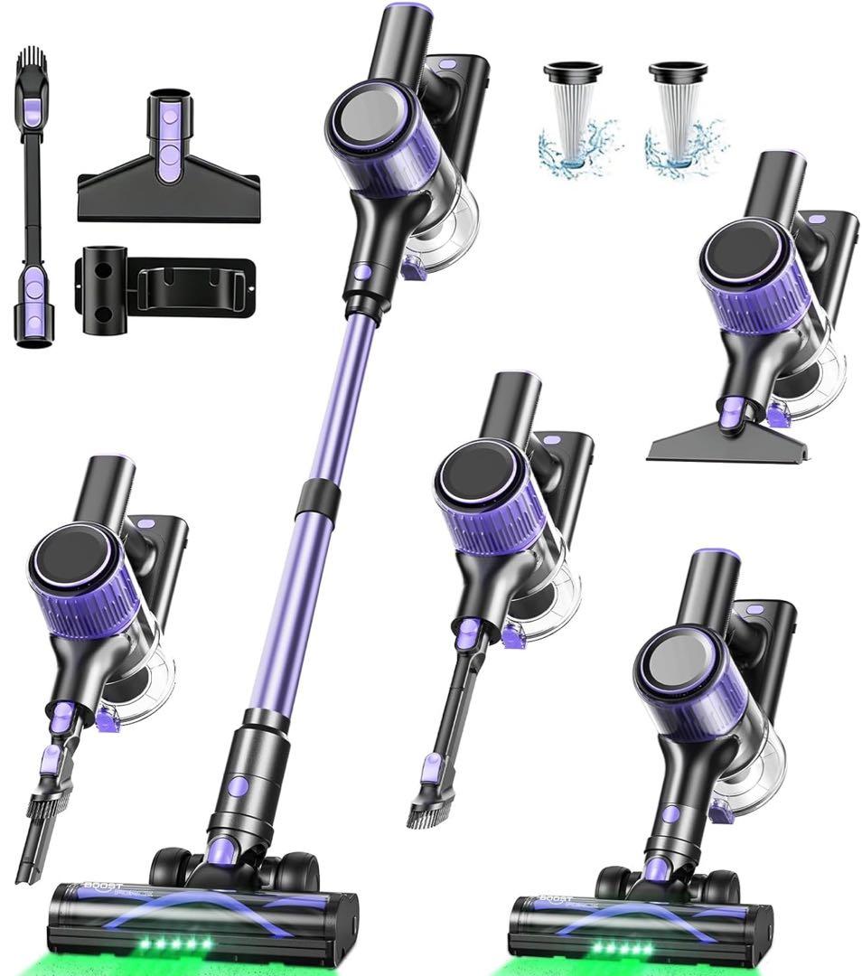 掃除機 無線 LEDライト ワイヤレス掃除機 PSE認証 70Kpa超強力吸引