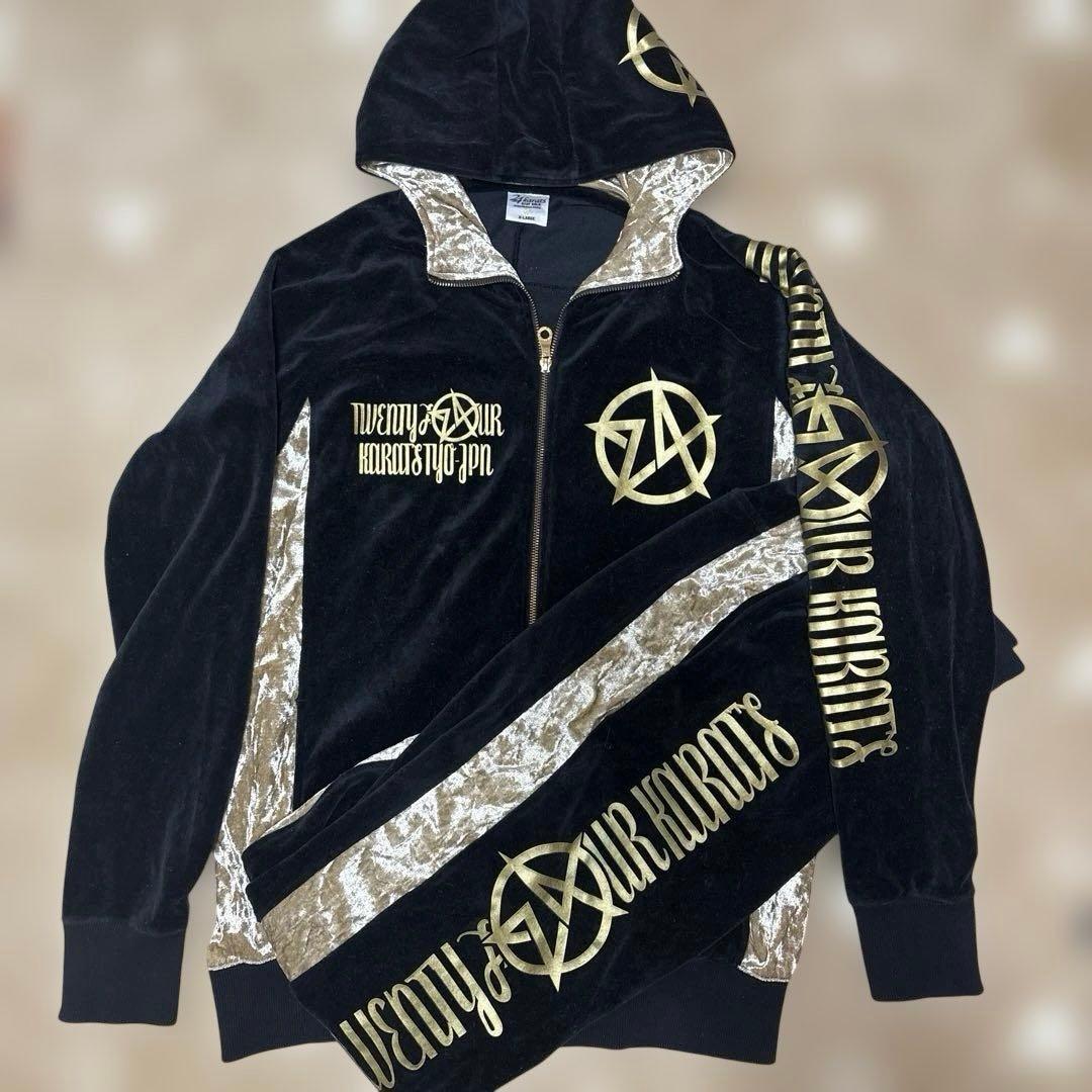 24 Karats フード付きジャージ