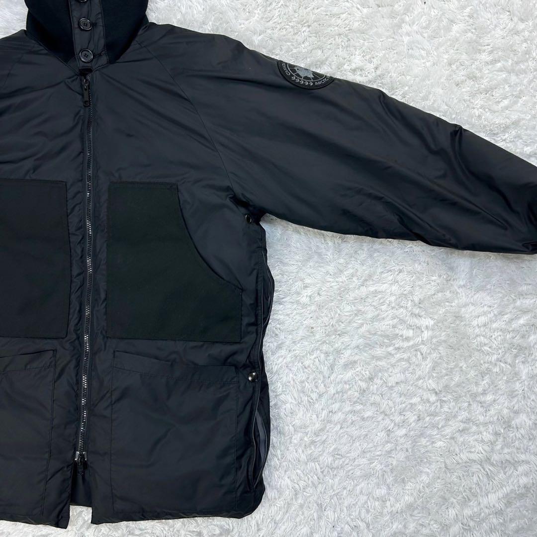 5658【人気レーベル】カナダグース×ジュンヤワタナベ☆ダウンジャケット ブラレ