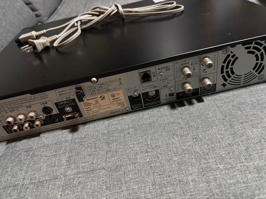 その他 SHARP AQUOS DVD BluRay