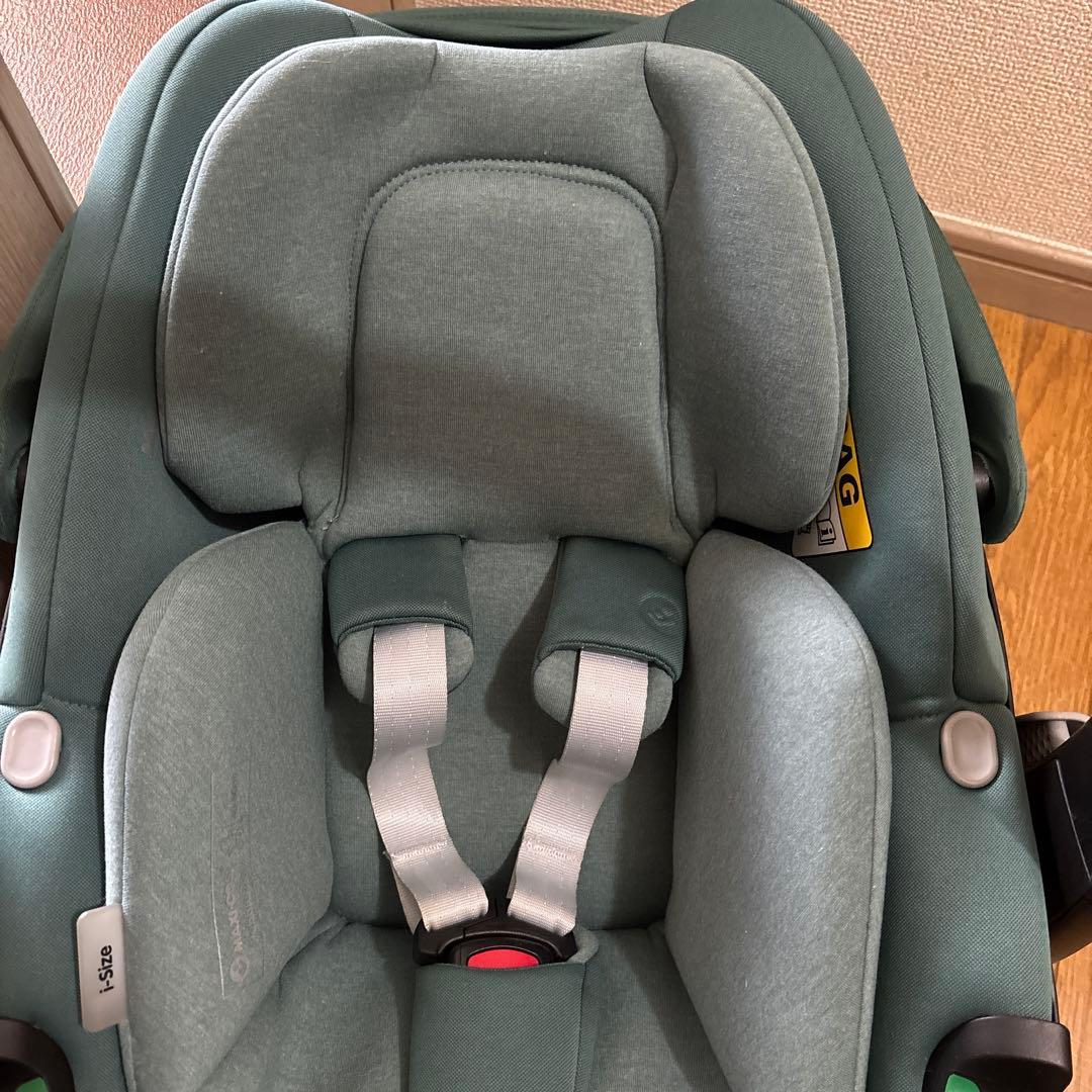 ♡極美品‼️♡ 日除付き　マキシコシ ペブル 360 エッセンシャルグリーン