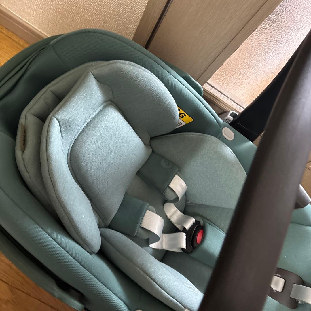 ♡極美品‼️♡ 日除付き　マキシコシ ペブル 360 エッセンシャルグリーン