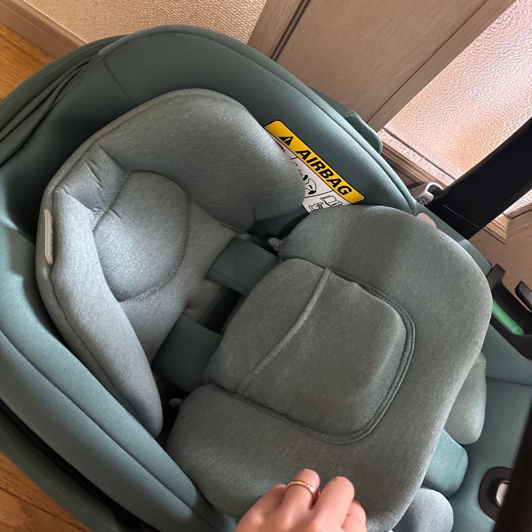 ♡極美品‼️♡ 日除付き　マキシコシ ペブル 360 エッセンシャルグリーン