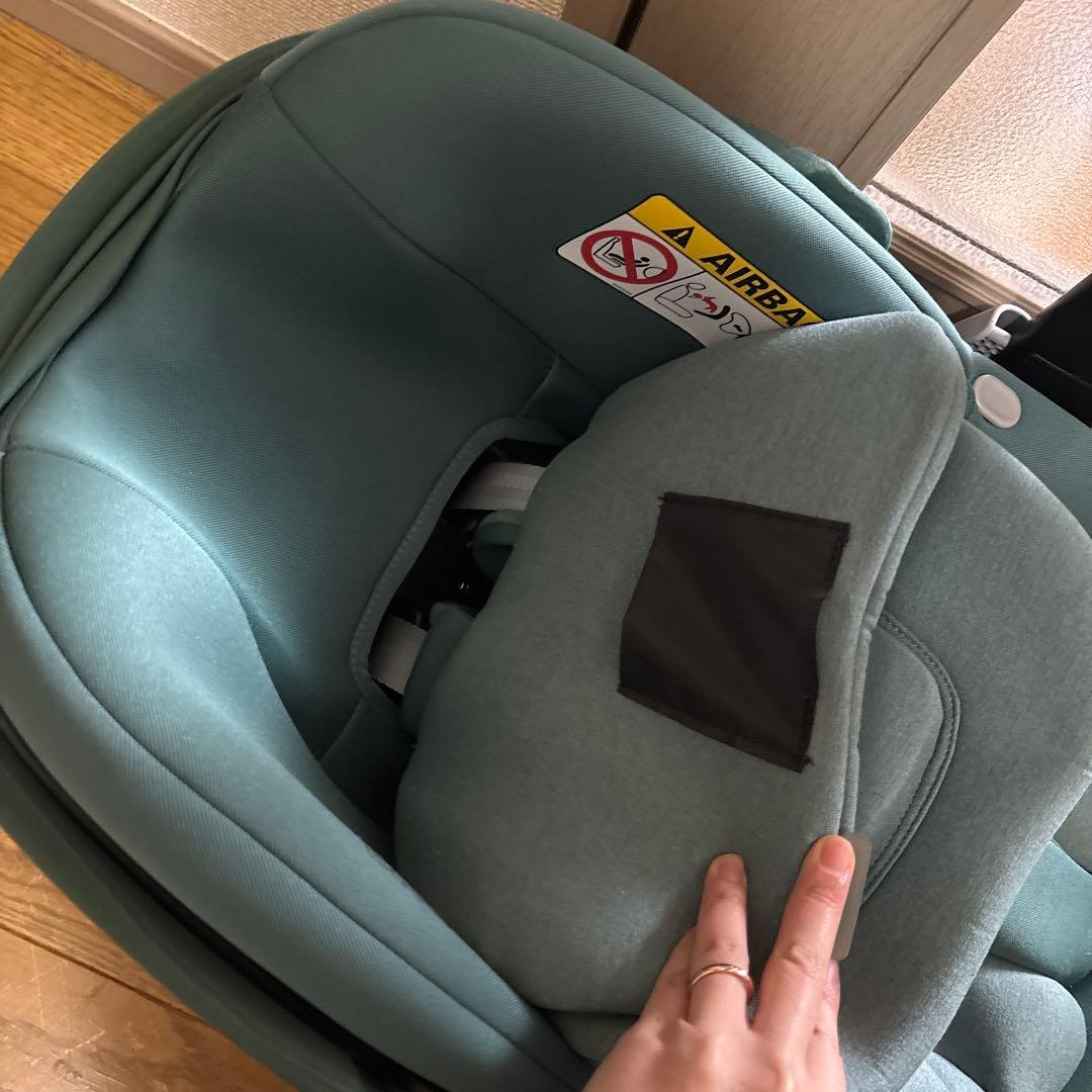 ♡極美品‼️♡ 日除付き　マキシコシ ペブル 360 エッセンシャルグリーン