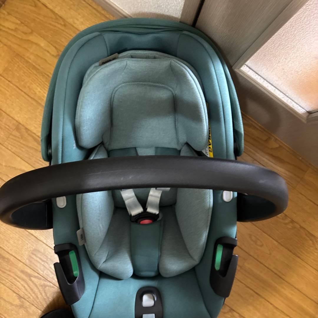 ♡極美品‼️♡ 日除付き　マキシコシ ペブル 360 エッセンシャルグリーン