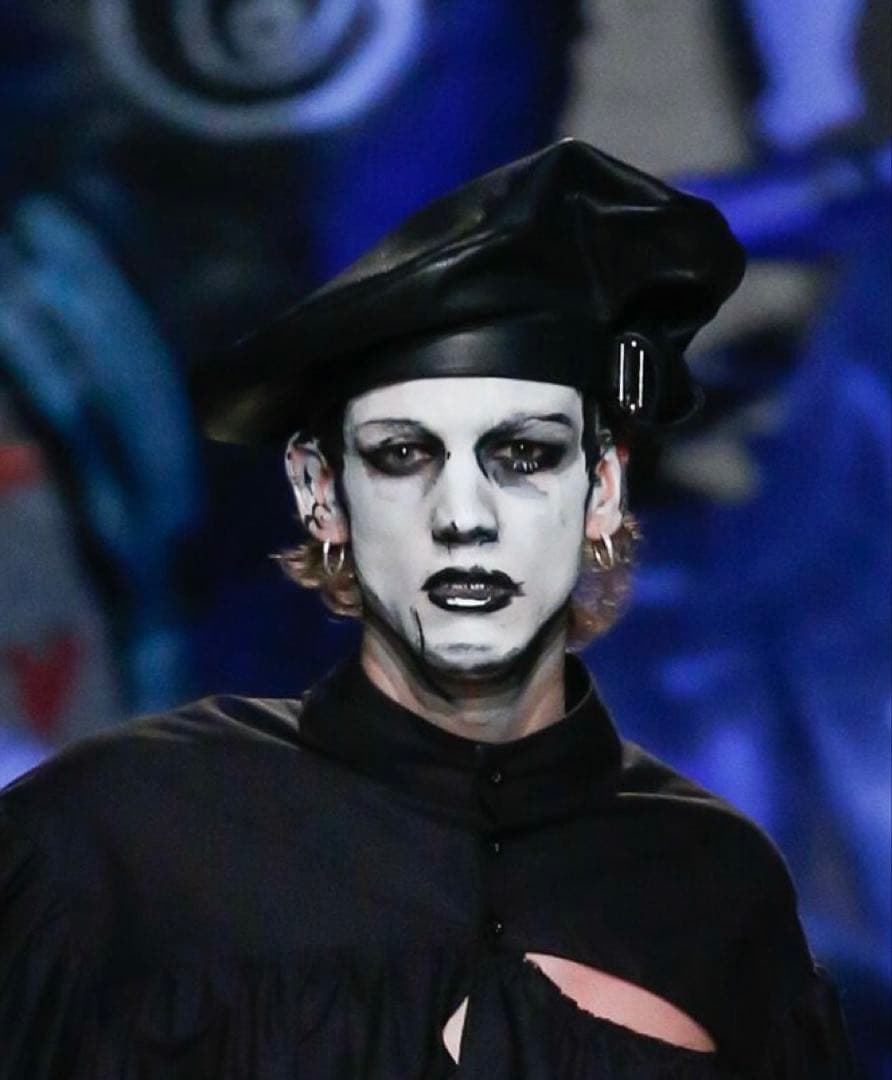 Charles Jeffrey loverboy 18SS レザー ベレー帽