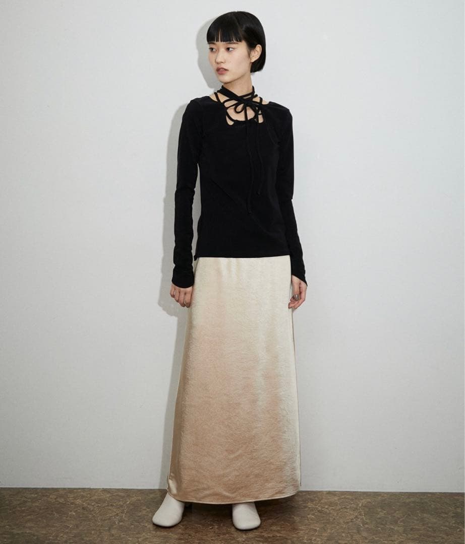 トップス MURRAL ivy long sleeve top black