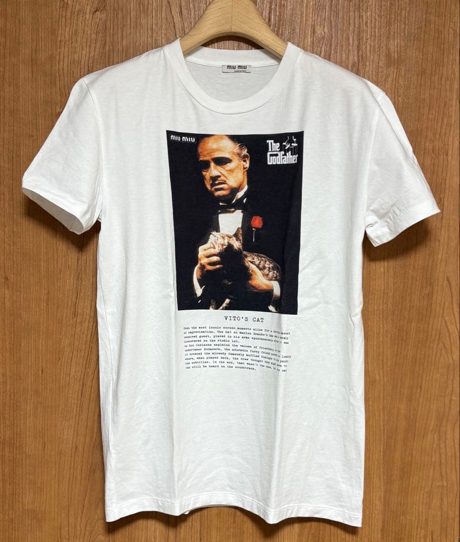 ソ*ラ様 miu miu The Godfather Tシャツ S