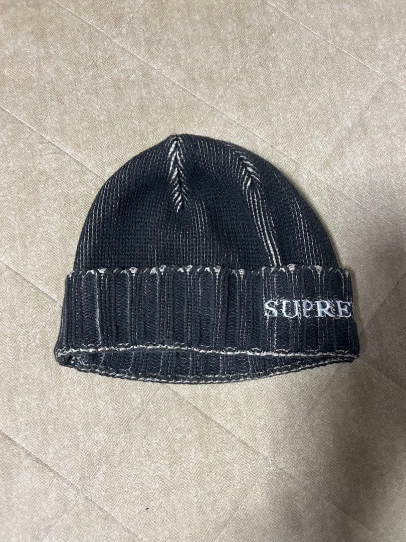 SUPREME ブラックビーニー