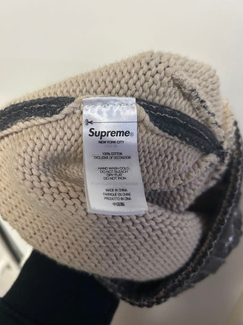 SUPREME ブラックビーニー