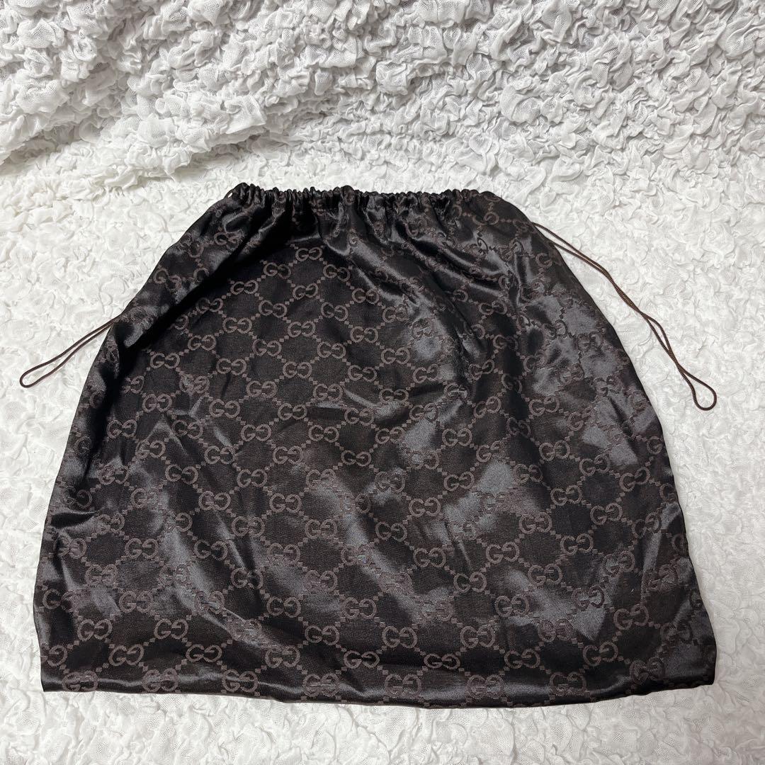 美品✨GUCCI ショルダーバッグ 肩掛け GG柄 ブラック レディース 伊製