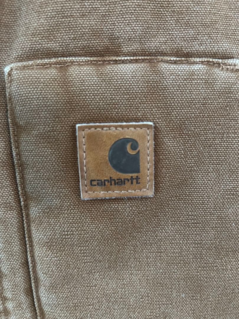 【美品】Carhartt ダックベスト V02 Mサイズ BRN 90's