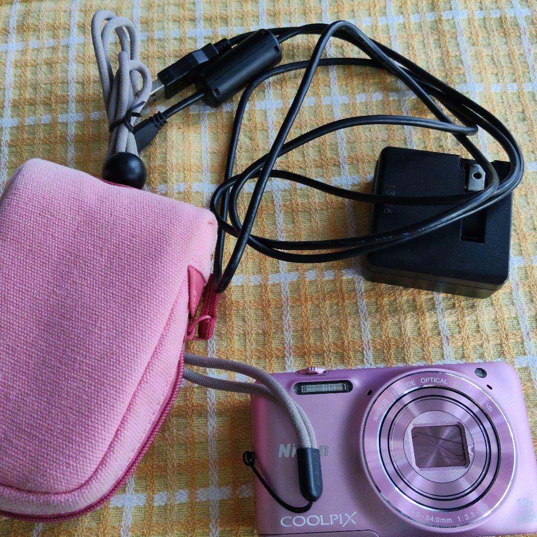 【自撮り＆Wi-Fi】Nikon COOLPIX S6600 ピンク 動作未確認