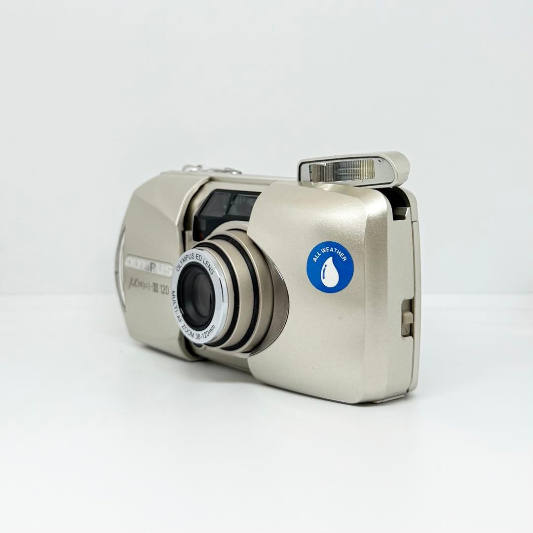 【完動美品】OLYMPUS μ -iii 120 フィルムカメラ 動作確認済み