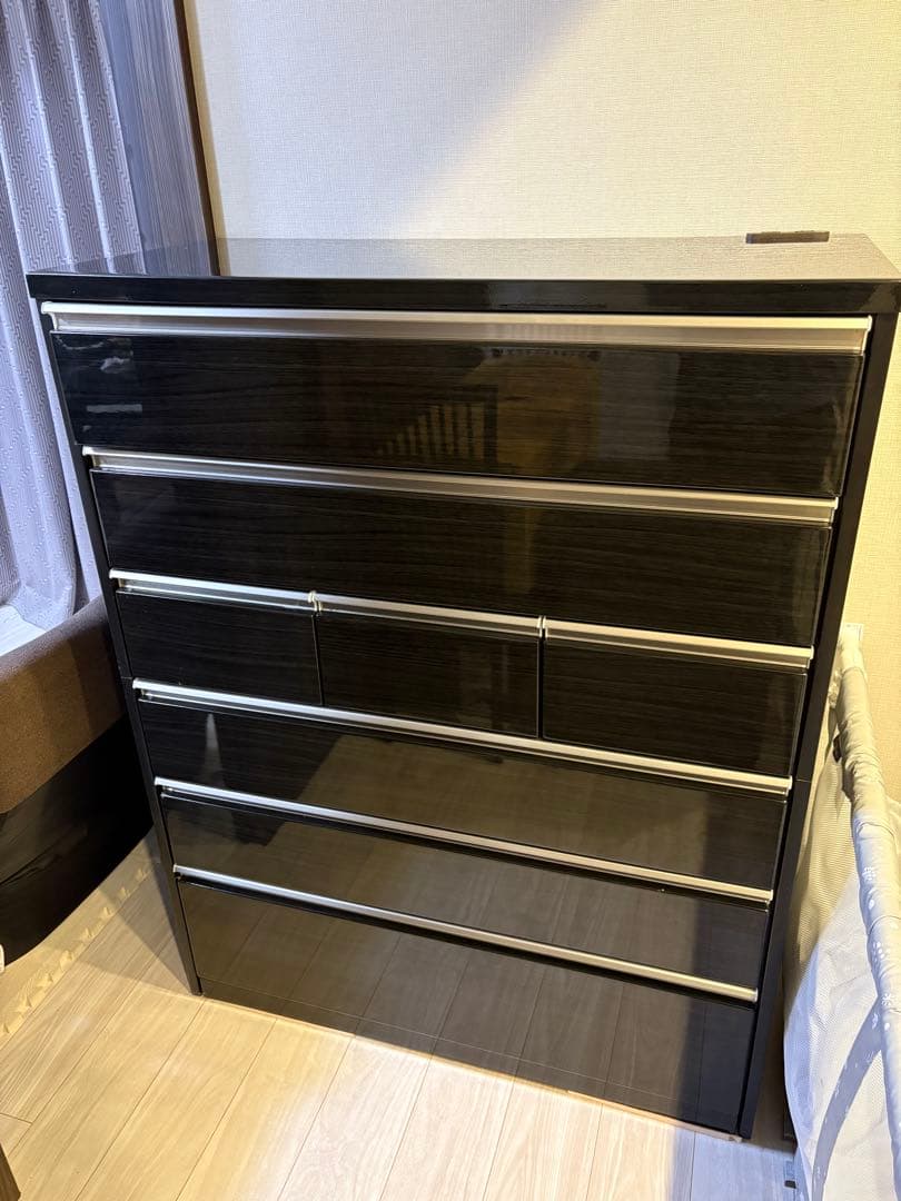 【美品】整理タンス アスター 100HC ブラック 黒 チェスト 高級