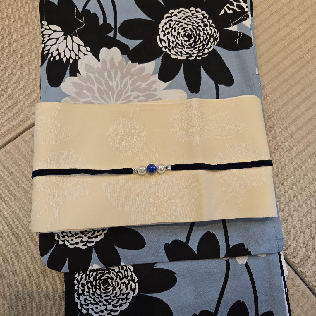 ⭐タイムセール⭐新品⭐花柄浴衣・帯•帯締めセット