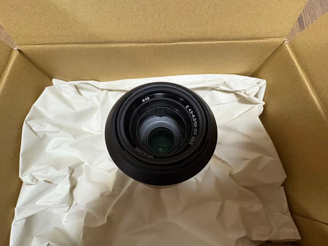 m*u様 SONY 55-210mm レンズ 光学手ぶれ補正付き