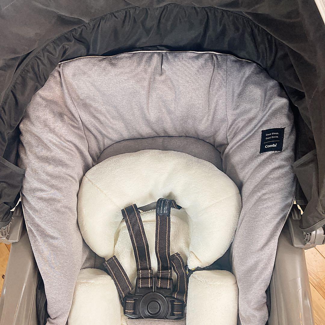 美品 コンビ ネムリラ オートスウィング BEDi EG 電動 ハイローチェア