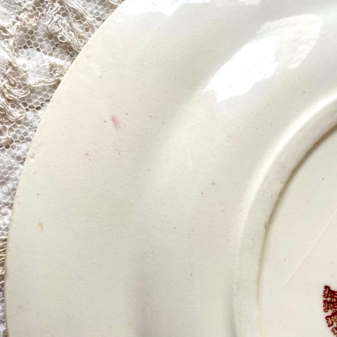 ジアンGien 秋の花フルールドトンヌ　デザートプレート3枚フランスアンティーク