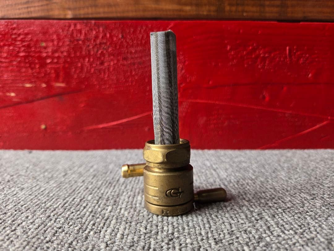 ゴランコック　燃料コック　ガソリンコック　　真鍮　22㎜ 5/16　使用少